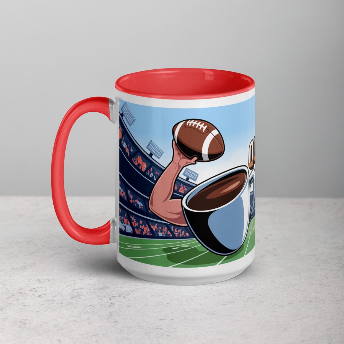 Quarterback Fuel Football Coffee Mug - Image 11