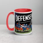 Defense Wins Games, Coffee Starts Days Football Mug - Image 11