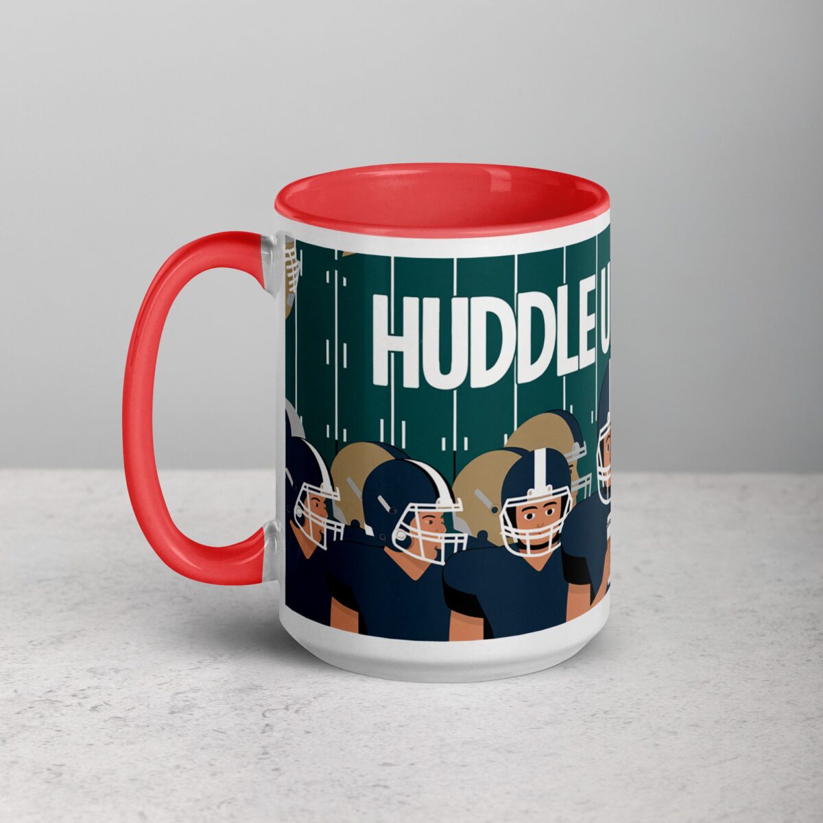 Huddle Up & Drink Football Coffee Mug & Tea Cup - Image 11