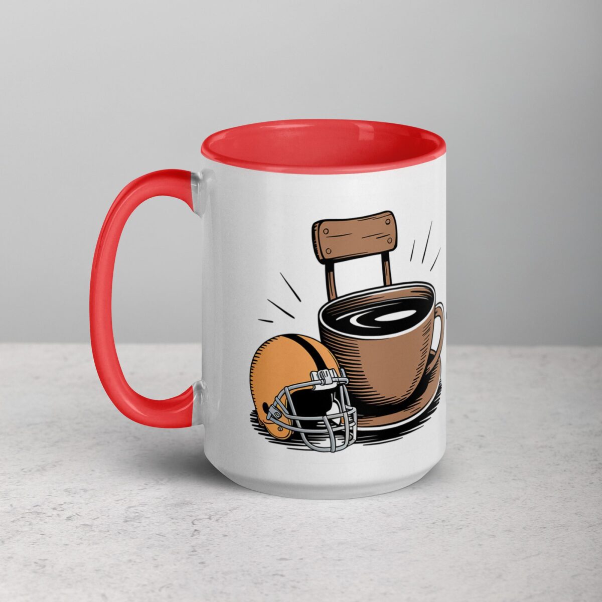 On the Sidelines Sippin’ Football Coffee Mug & Tea Cup - Image 11