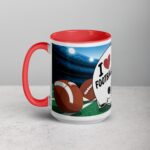 I Love Football Fun Coffee Mug & Tea Cup - Image 11