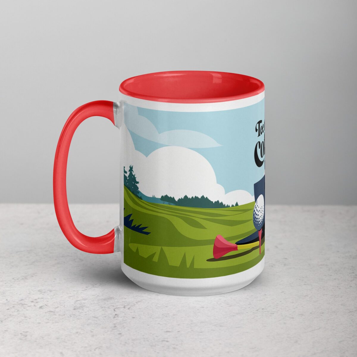 Tee Time & Coffee Time Golf Mug - Image 11