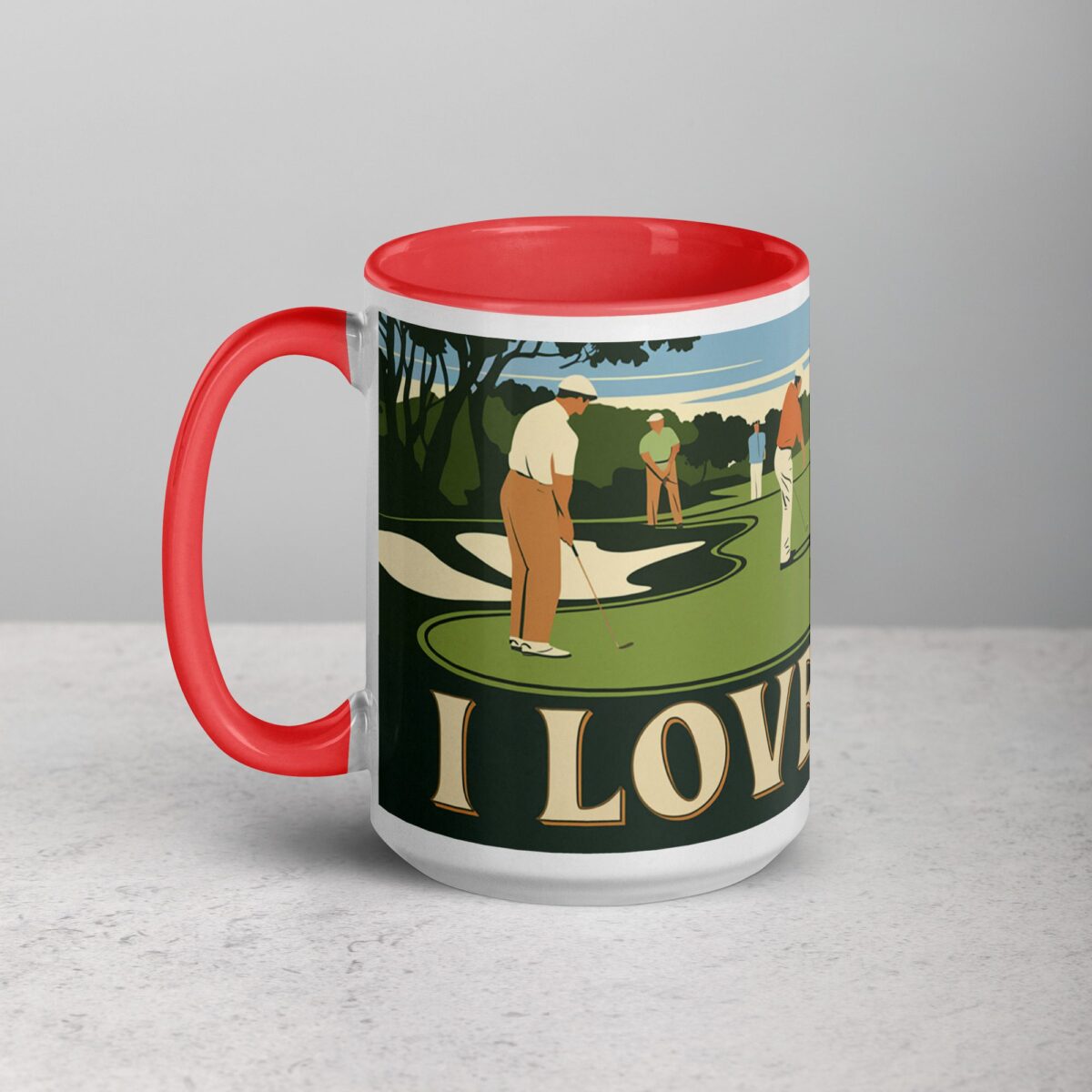 I Love Golf Retro Coffee Mug & Tea Cup - Image 11