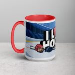 I Love Hockey Fun Hockey Coffee Cup - Image 11