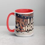 I Love Hockey Retro Hockey Coffee Cup - Image 11