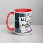 Best Friend: Therapist, Partner in Crime, Cheerleader Mug - Image 11
