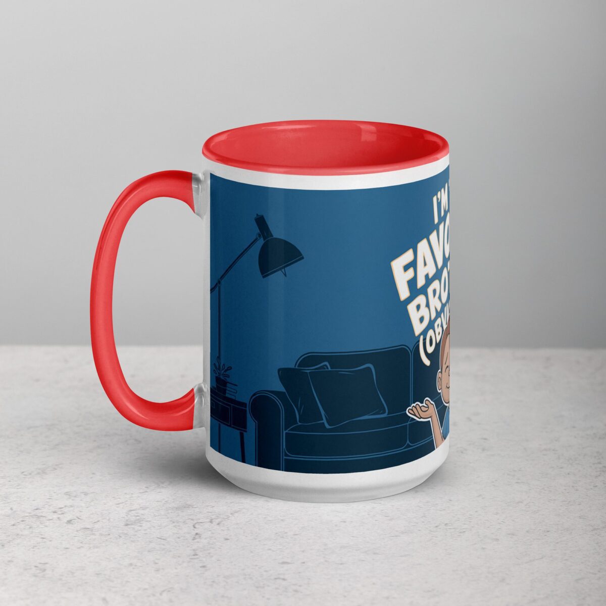 I’m the Favorite Brother (Obviously) Coffee Mug - Image 11