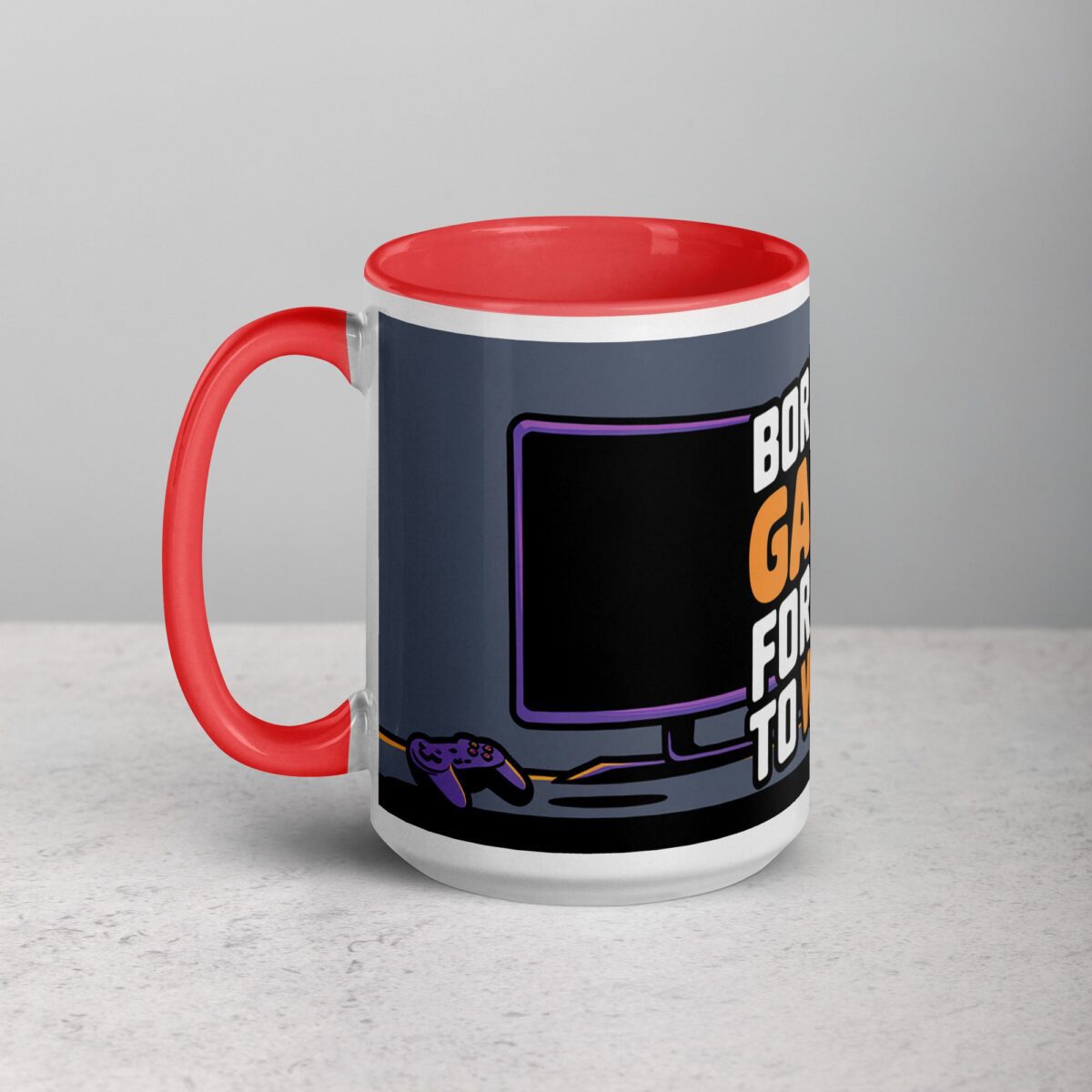 Born to Game, Forced to Work Gamer Coffee Mug - Image 11