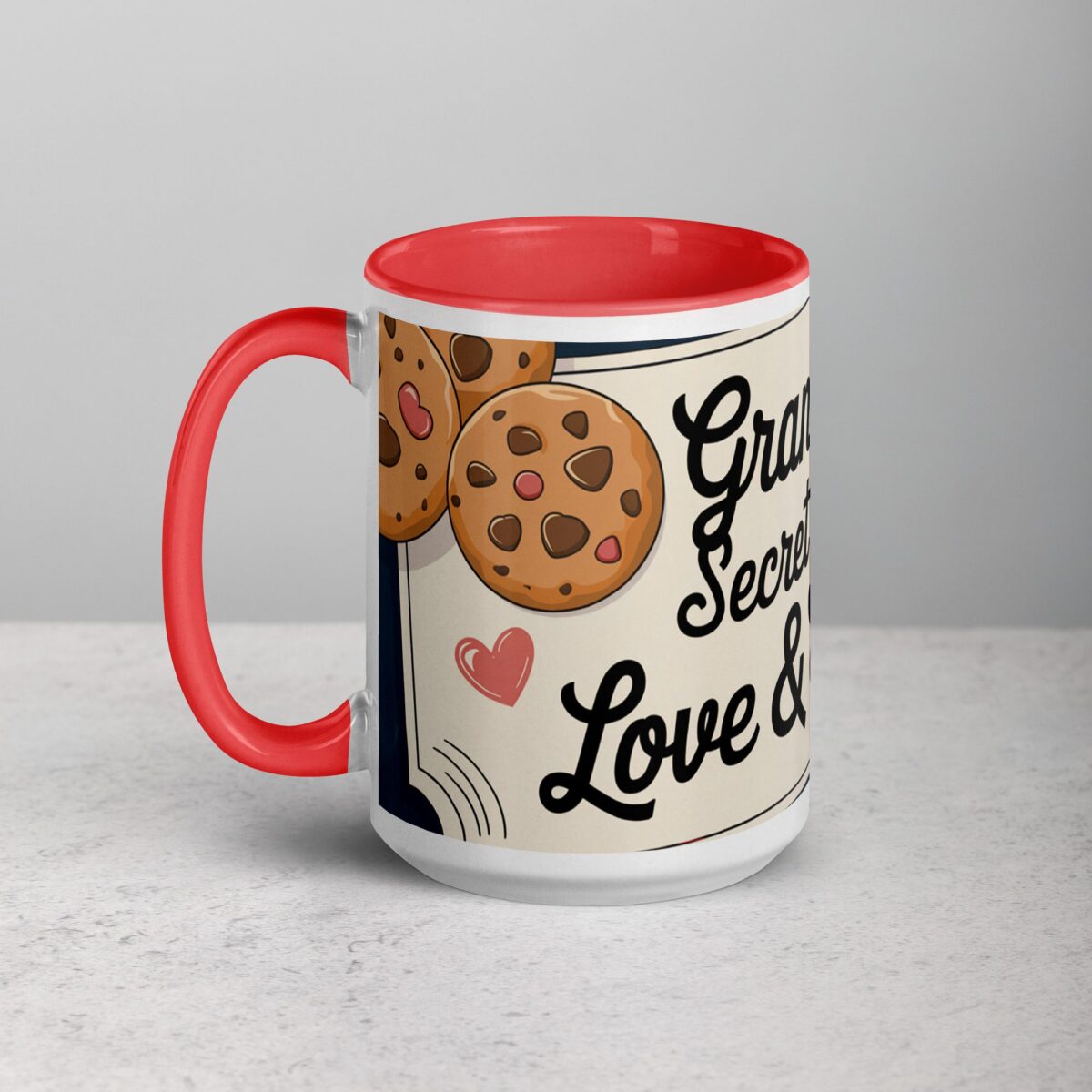 Grandma’s Secret Recipe: Love & Cookies Coffee Mug - Image 11
