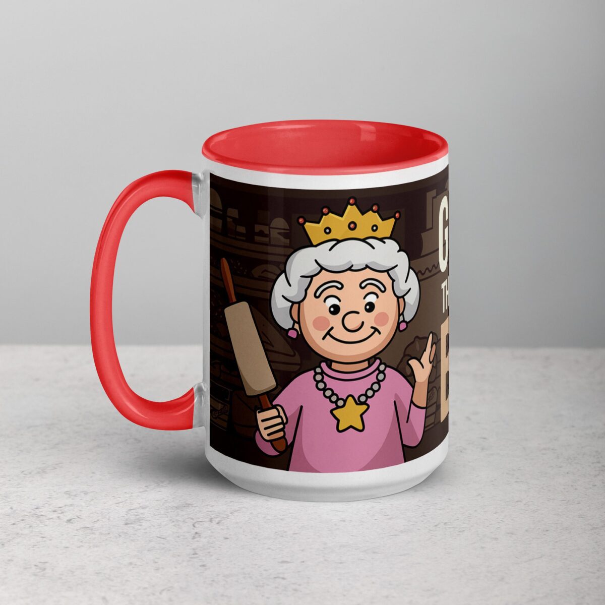 Grandma: The Legend, The Myth, The Baker Coffee Mug - Image 11