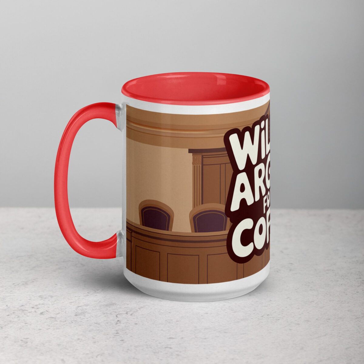 Will Argue for Coffee Lawyer Mug - Image 11