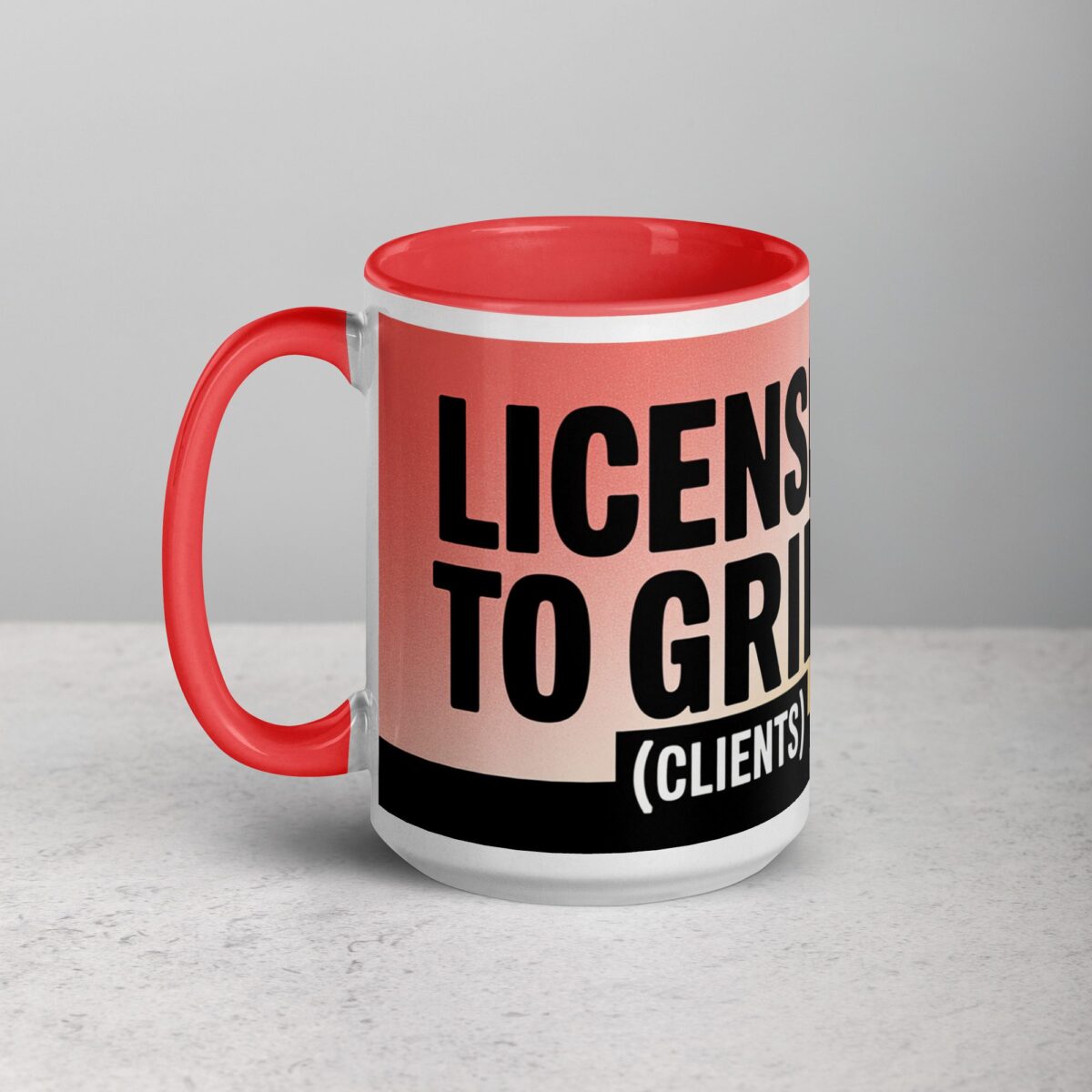 Licensed to Grill (Clients) Lawyer Coffee Mug - Image 11
