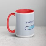 Lawyer in Progress, Please Wait Coffee Mug - Image 11