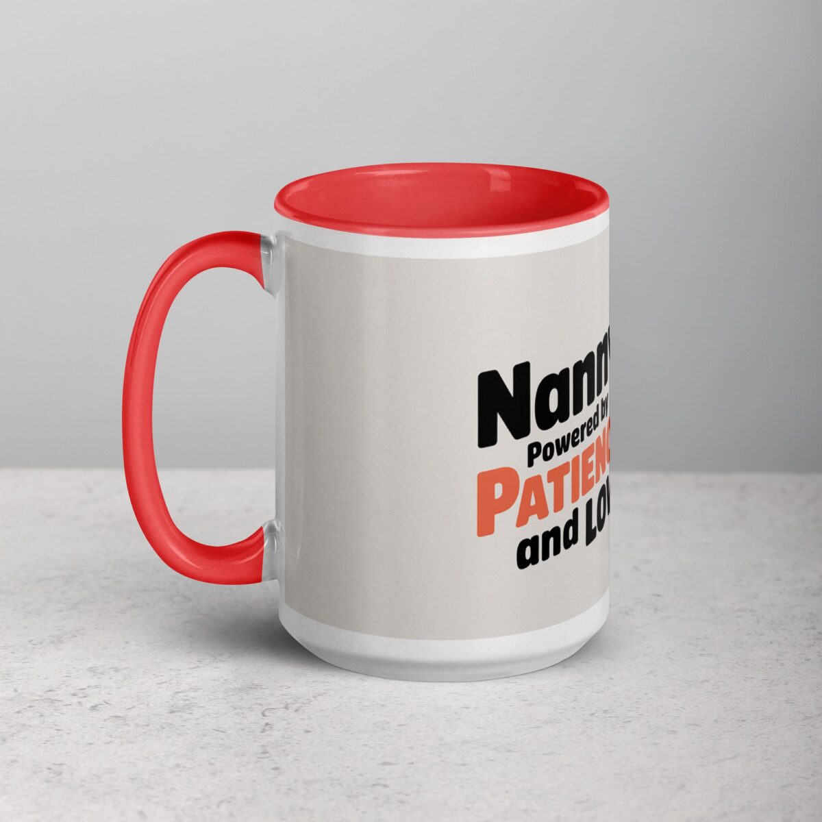 Nanny Life: Powered by Patience and Love Coffee Mug - Image 11