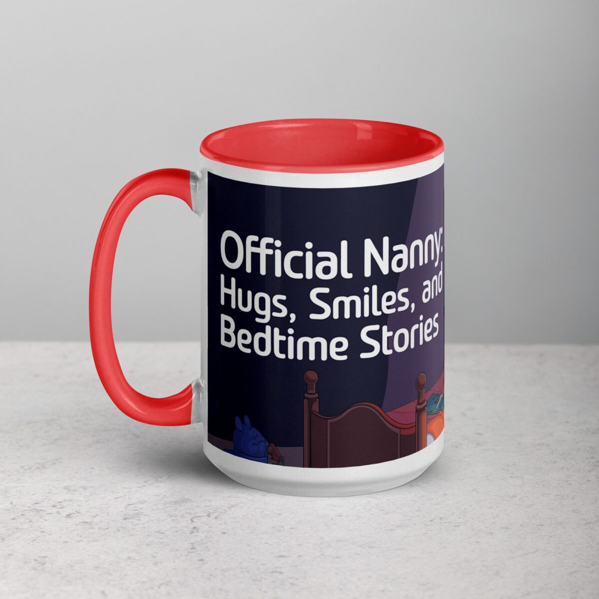 Official Nanny: Hugs, Smiles, and Bedtime Stories Mug - Image 11