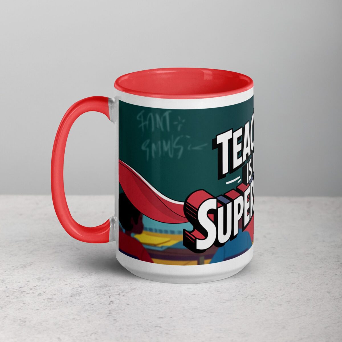 Teaching Is My Superpower Woman Coffee Mug & Tea Cup - Image 11
