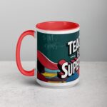 Teaching Is My Superpower Woman Coffee Mug & Tea Cup - Image 11
