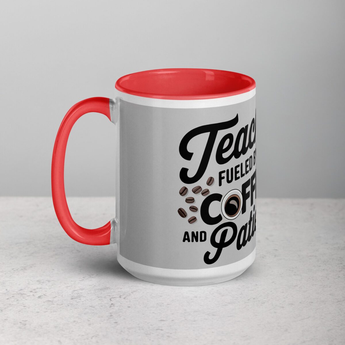 Teaching: Fueled by Coffee and Patience Mug - Image 11