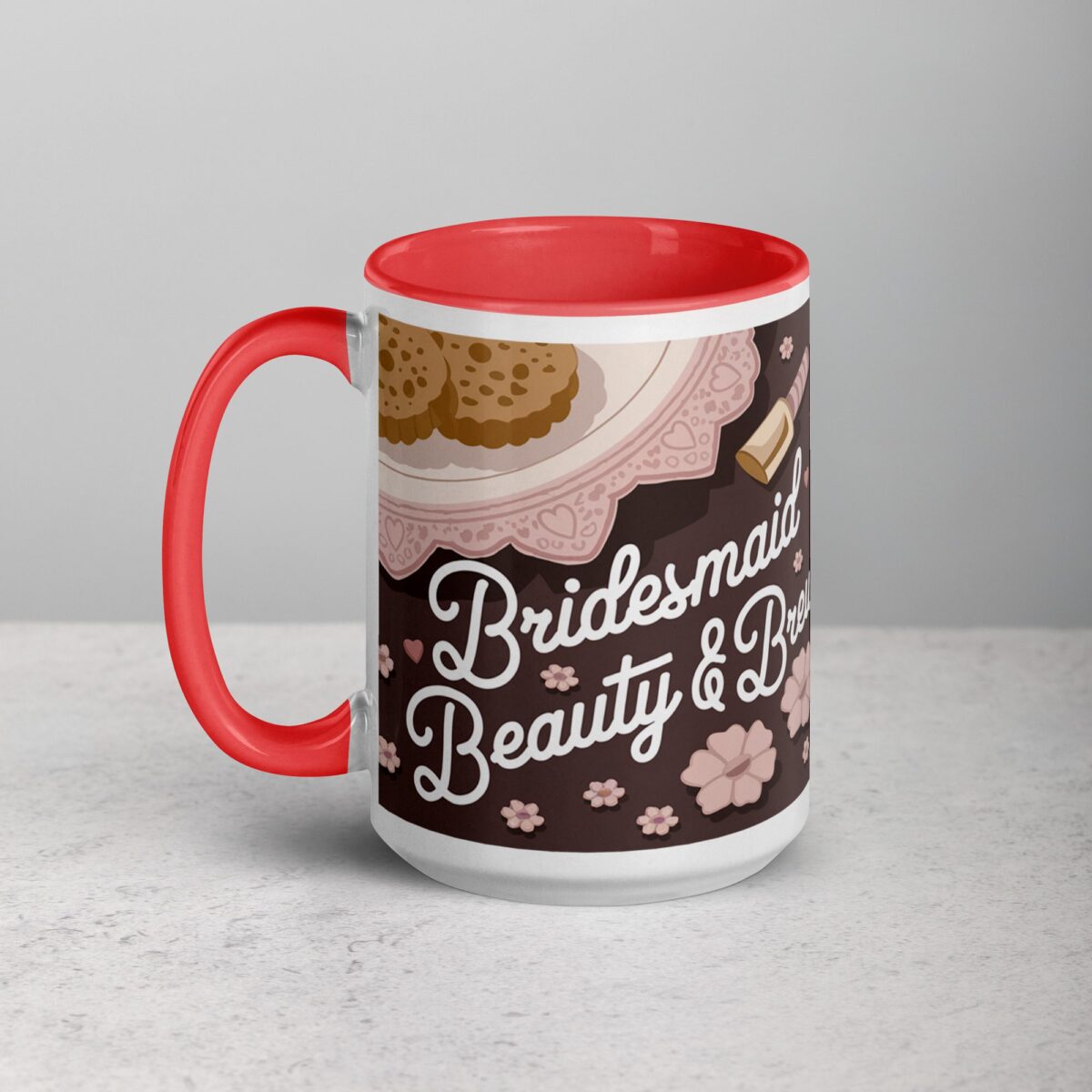 Bridesmaid Beauty & Brew Coffee Mug - Image 11