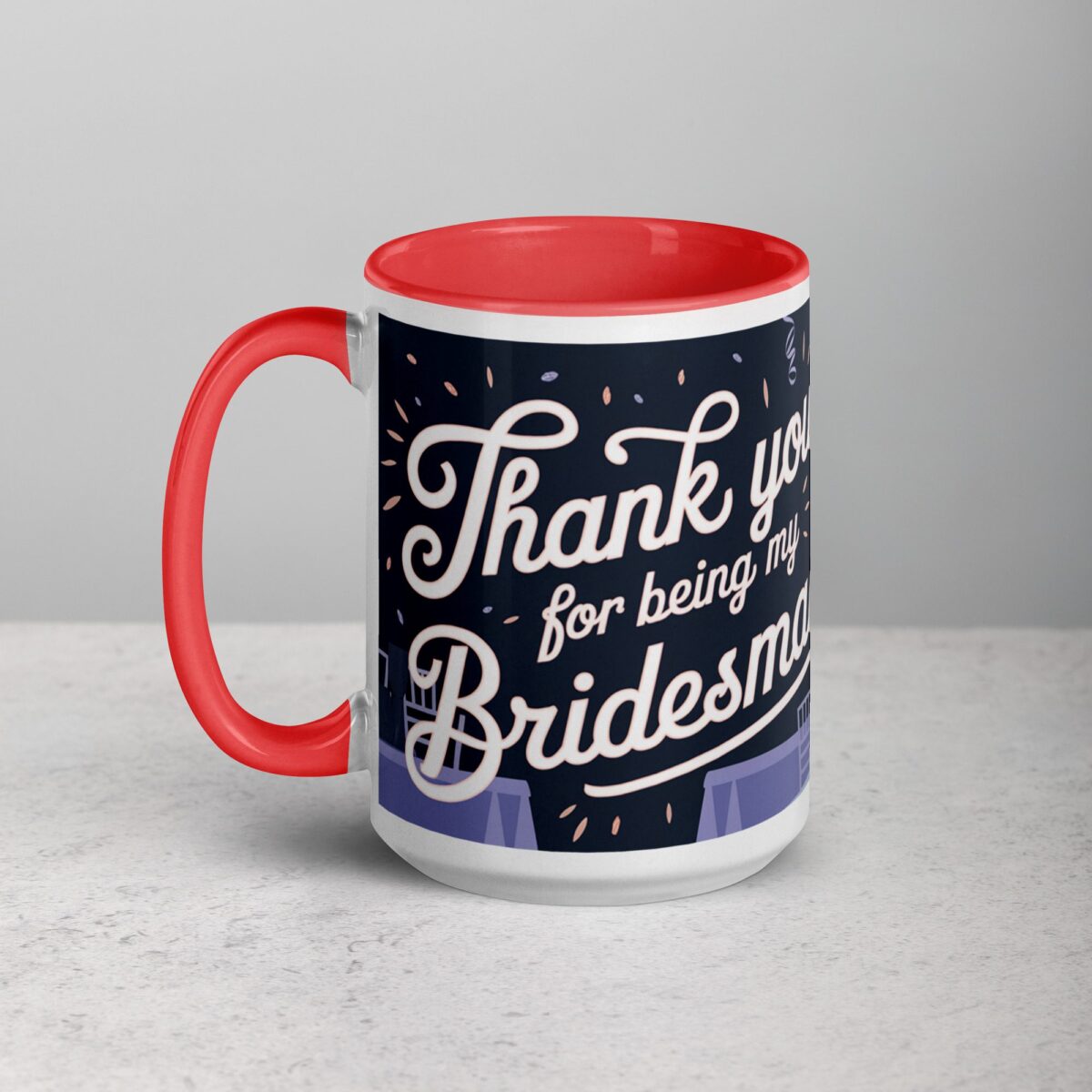 Thank You for Being My Bridesmaid Fun Coffee Mug - Image 11