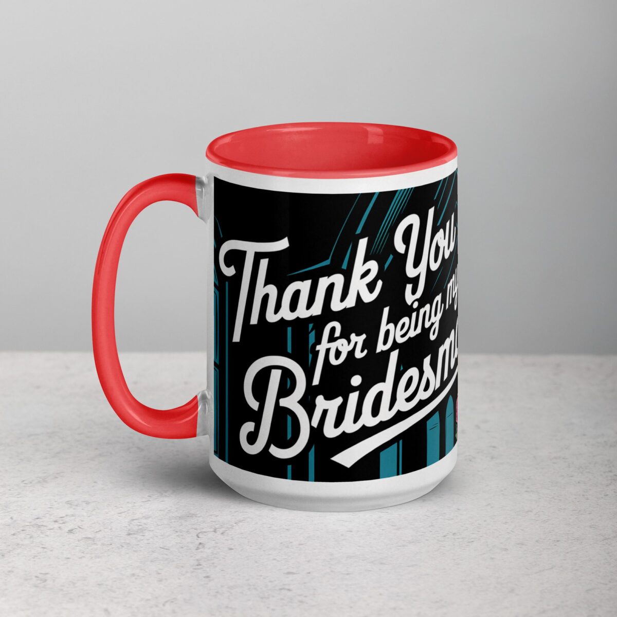 Thank You for Being My Bridesmaid Retro Coffee Mug - Image 11