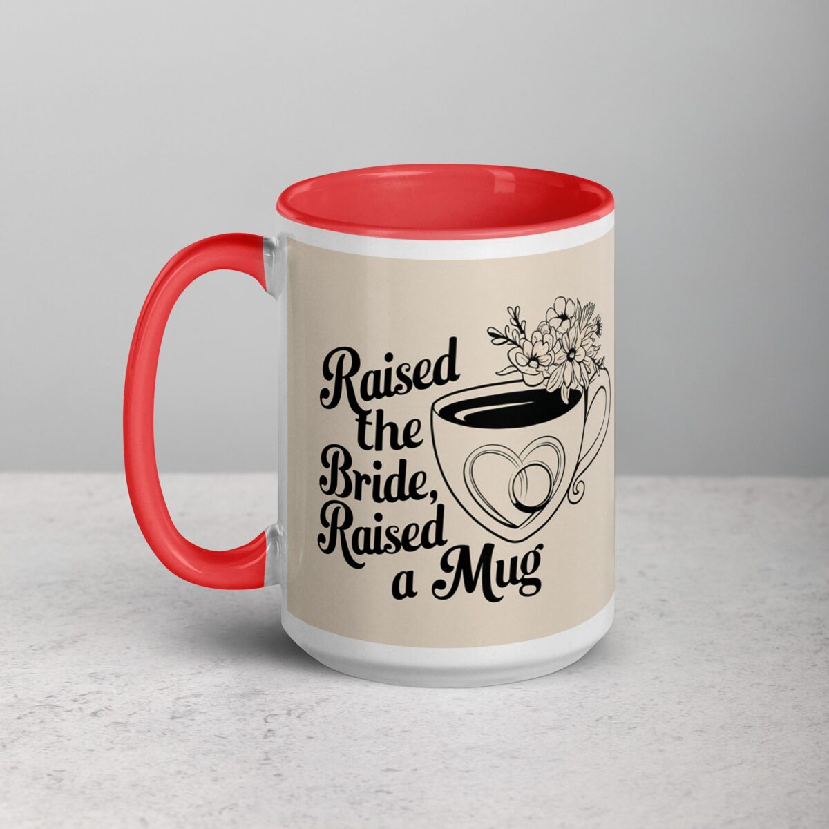 Raised the Bride, Raised a Mug Father of Bride Mug - Image 11