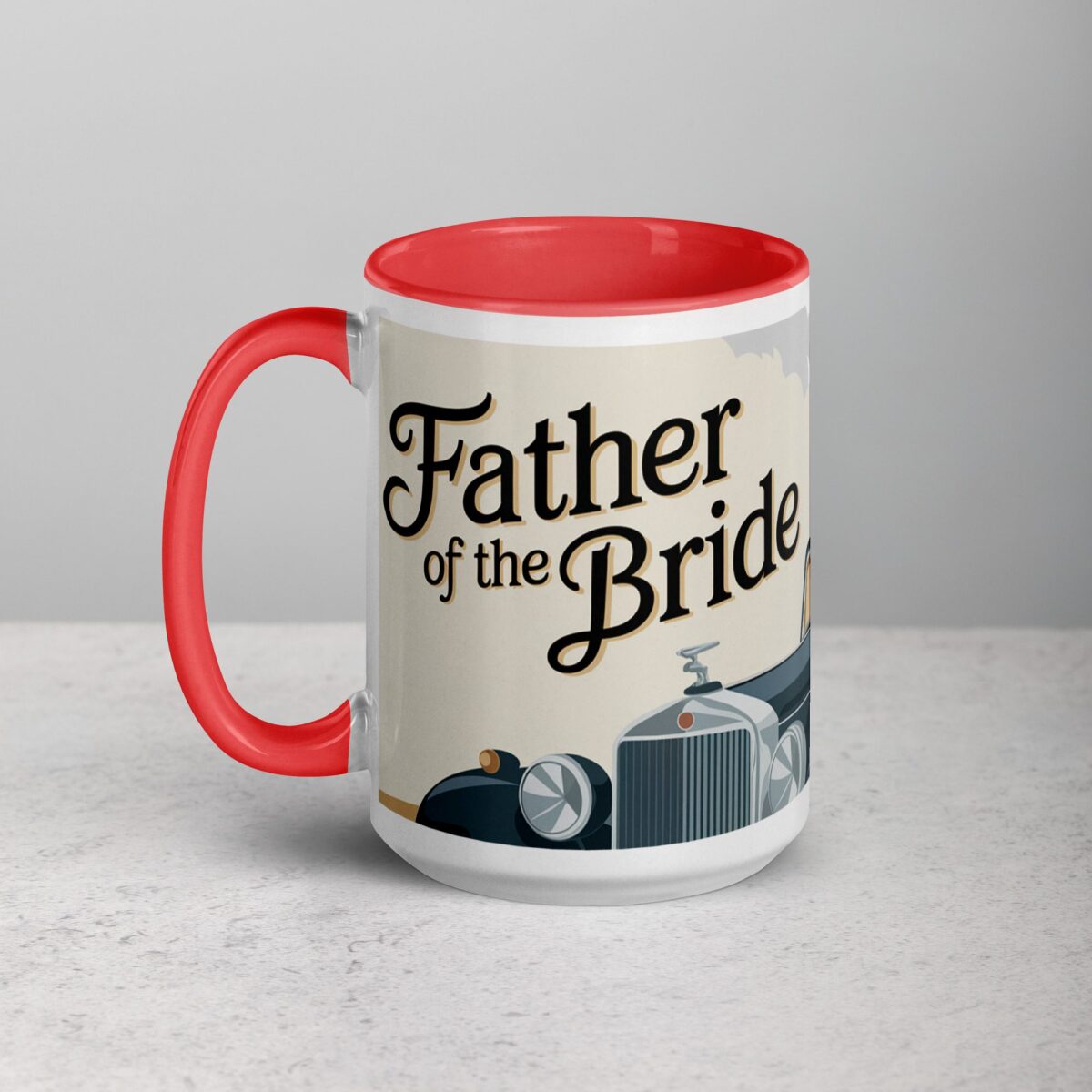 Father of the Bride Retro Coffee Mug & Tea Cup - Image 11