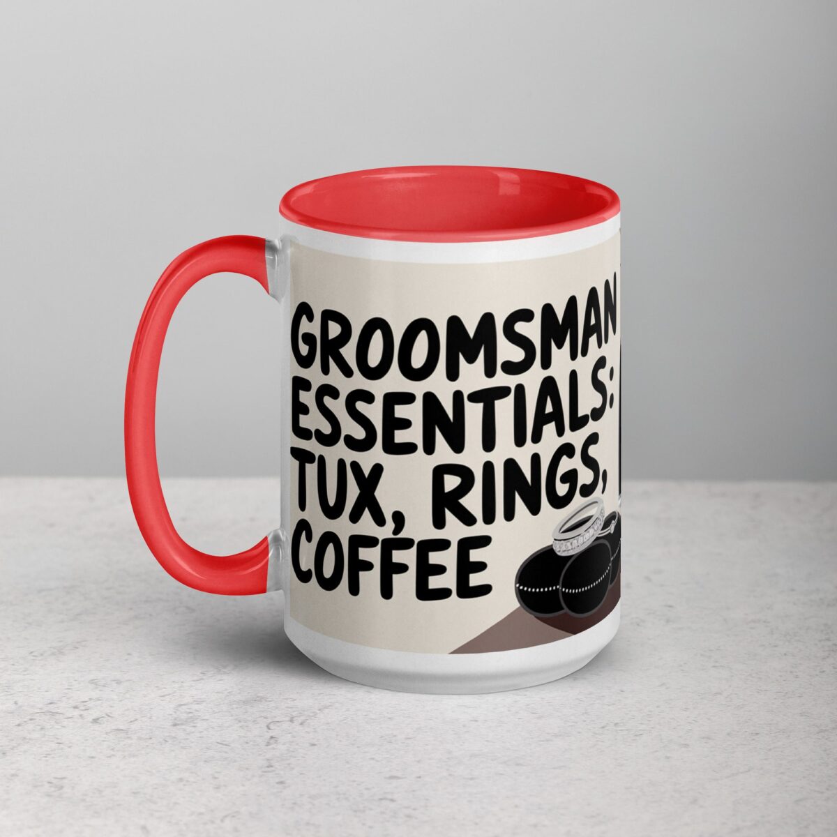 Groomsman Essentials: Tux, Rings, Coffee Mug - Image 11