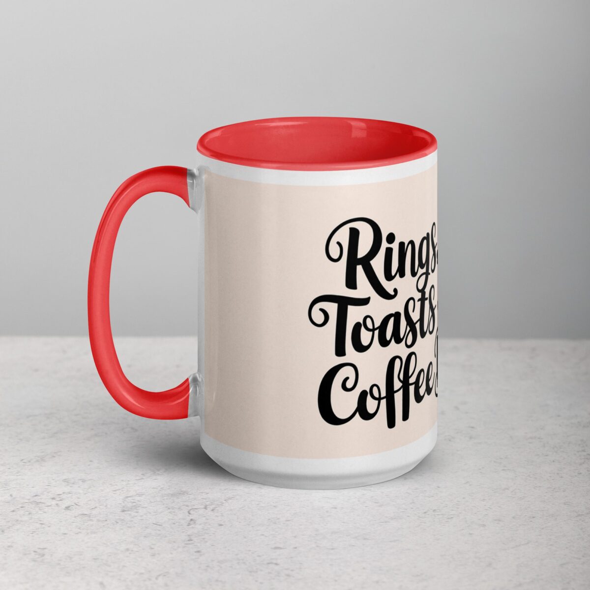 Rings, Toasts & Coffee Boosts Groomsman Mug - Image 11