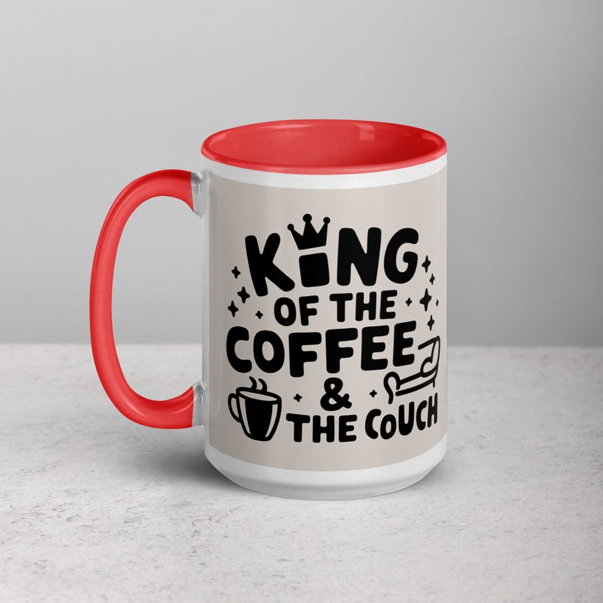 King of the Coffee & the Couch Husband Mug - Image 11