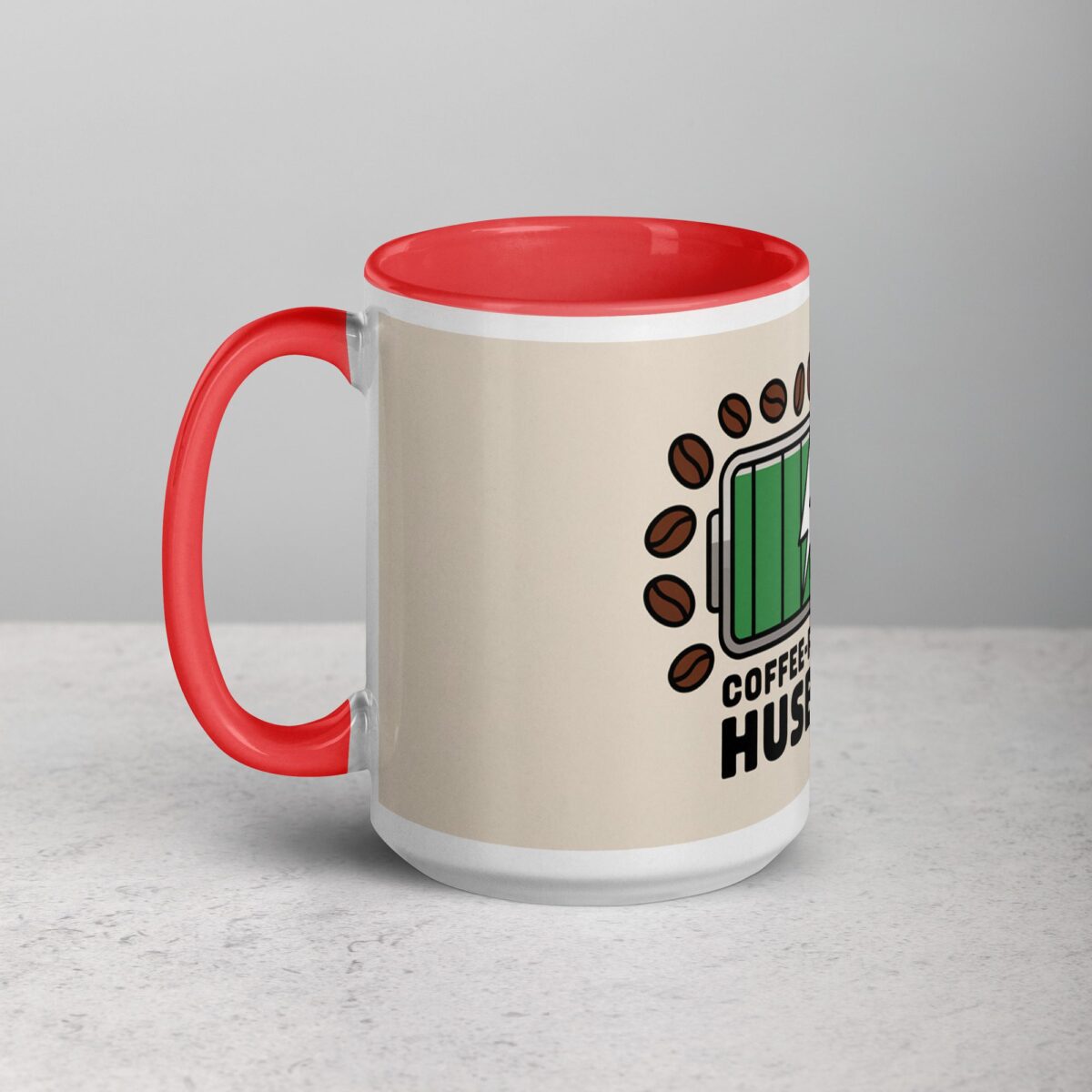Coffee-Powered Husband Mug - Image 11