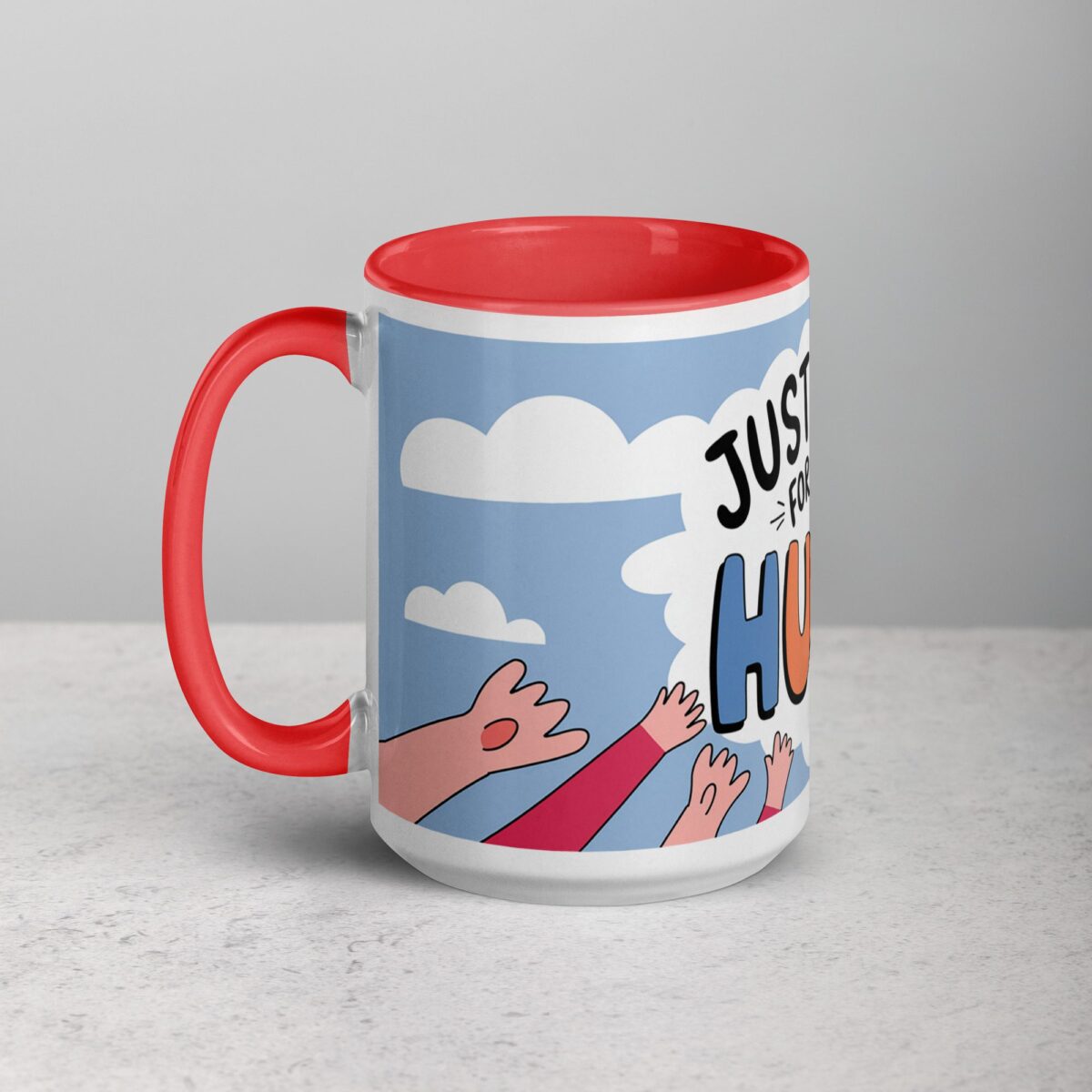 Just Here for the Hugs Coffee Mug - Image 11