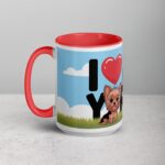 I ❤️ My Yorkie Coffee Mug & Tea Cup - Image 11