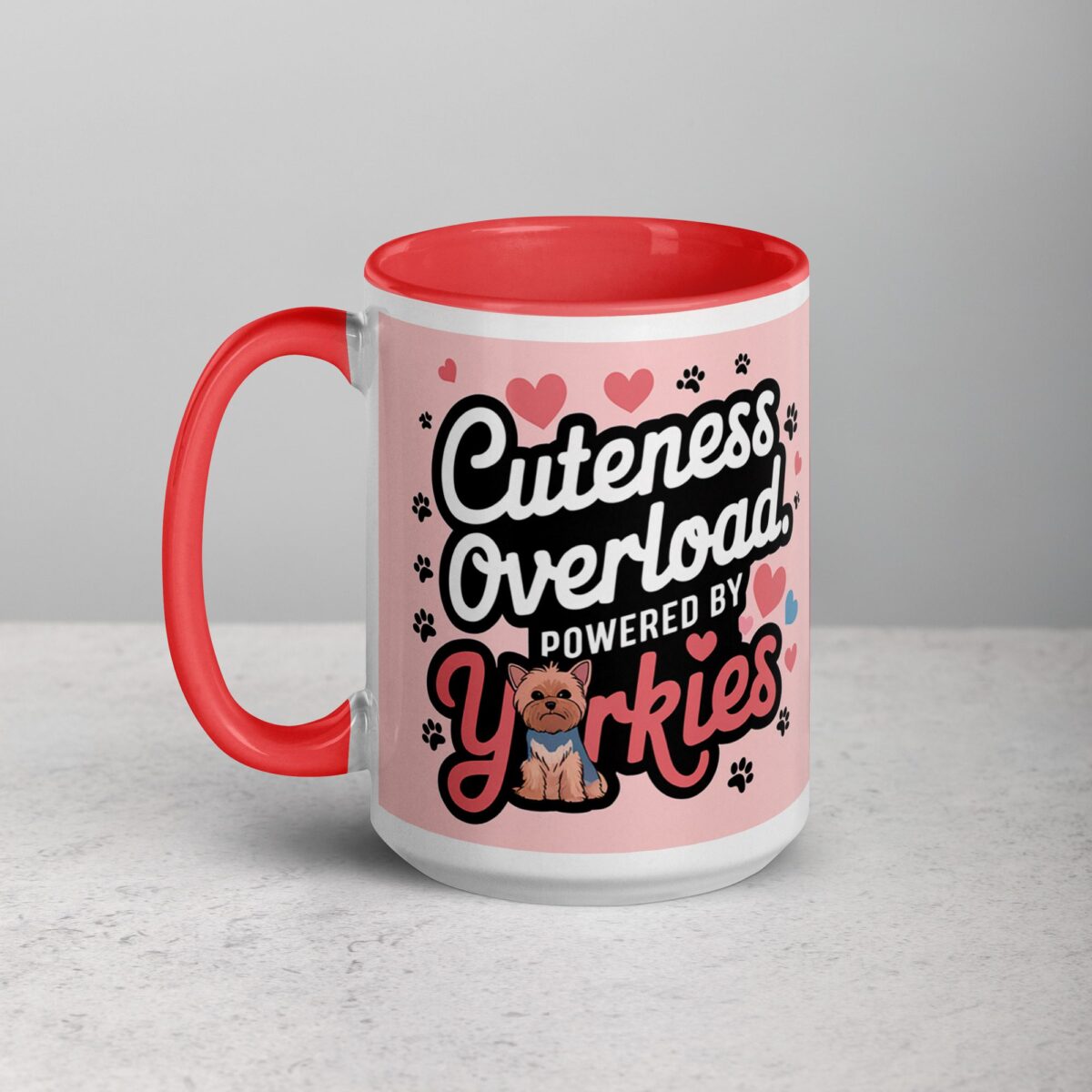 Cuteness Overload: Powered by Yorkies Coffee Mug - Image 11