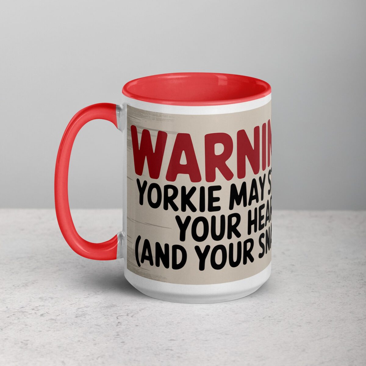 Warning: Yorkie May Steal Your Heart Coffee Mug - Image 12