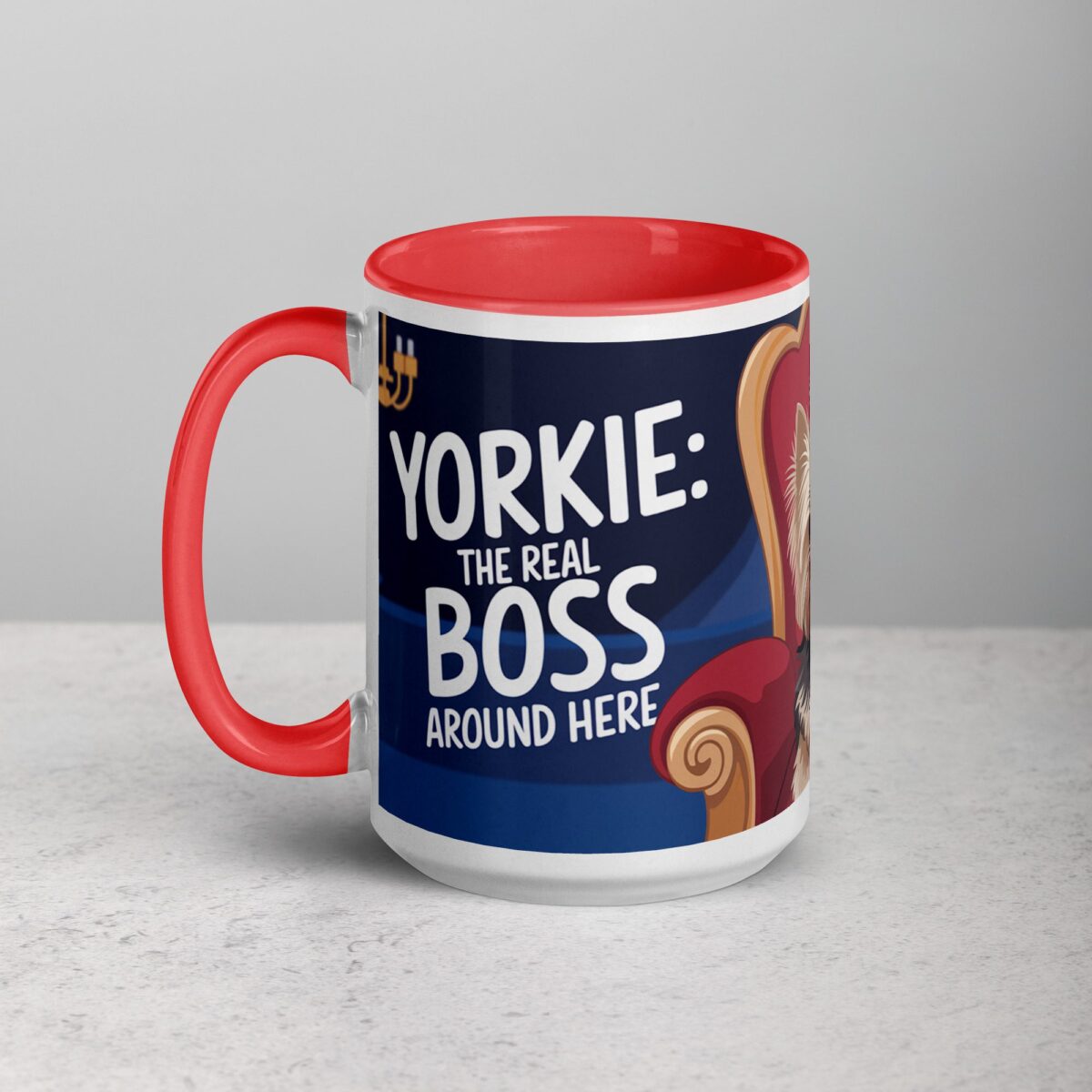 Yorkie: The Real Boss Around Here Coffee Mug - Image 11