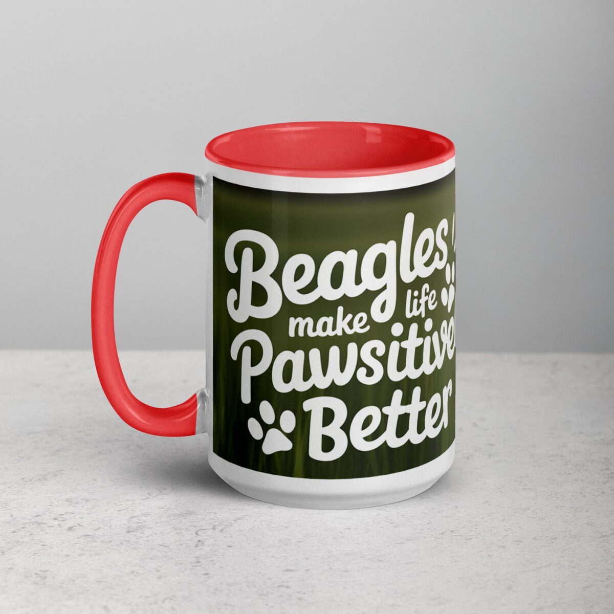 Beagles Make Life Pawsitively Better Coffee Mug - Image 11