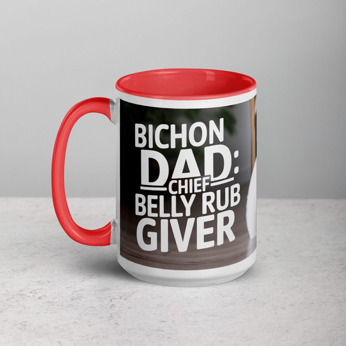 Bichon Dad: Chief Belly Rub Giver Coffee Mug - Image 11