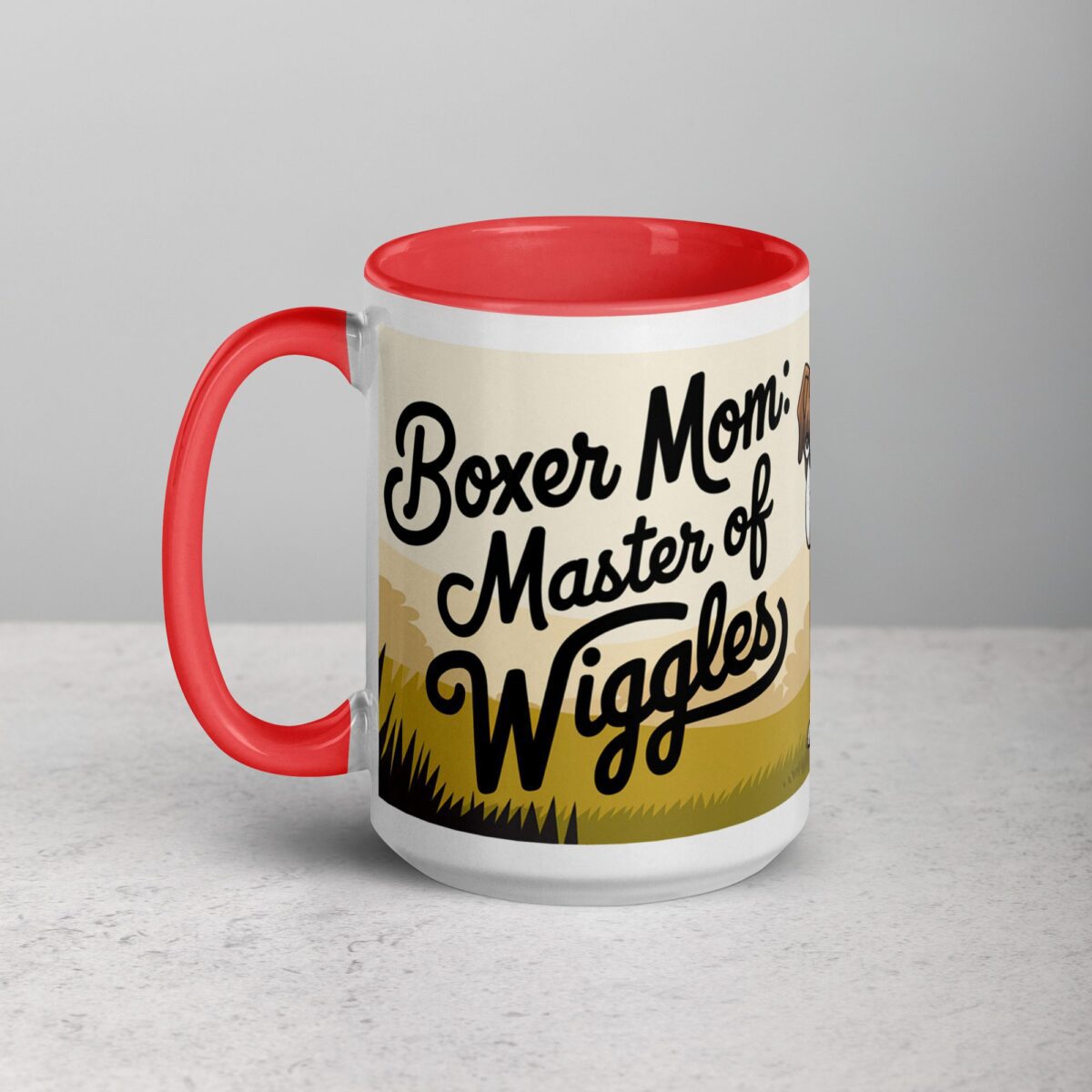 Boxer Mom: Master of Wiggles Coffee Mug - Image 11