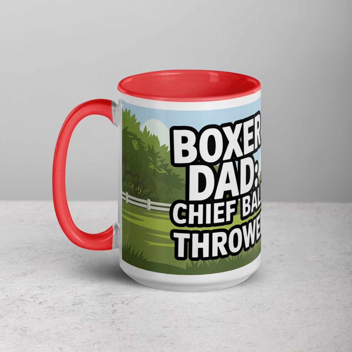 Boxer Dad: Chief Ball Thrower Coffee Mug - Image 11