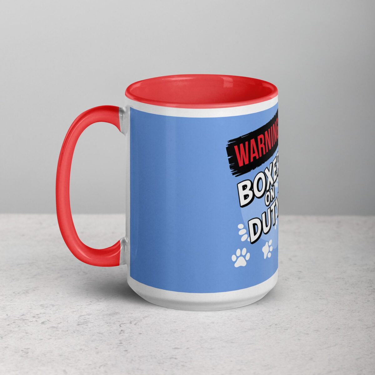 Warning: Boxer on Duty Coffee Mug - Image 11