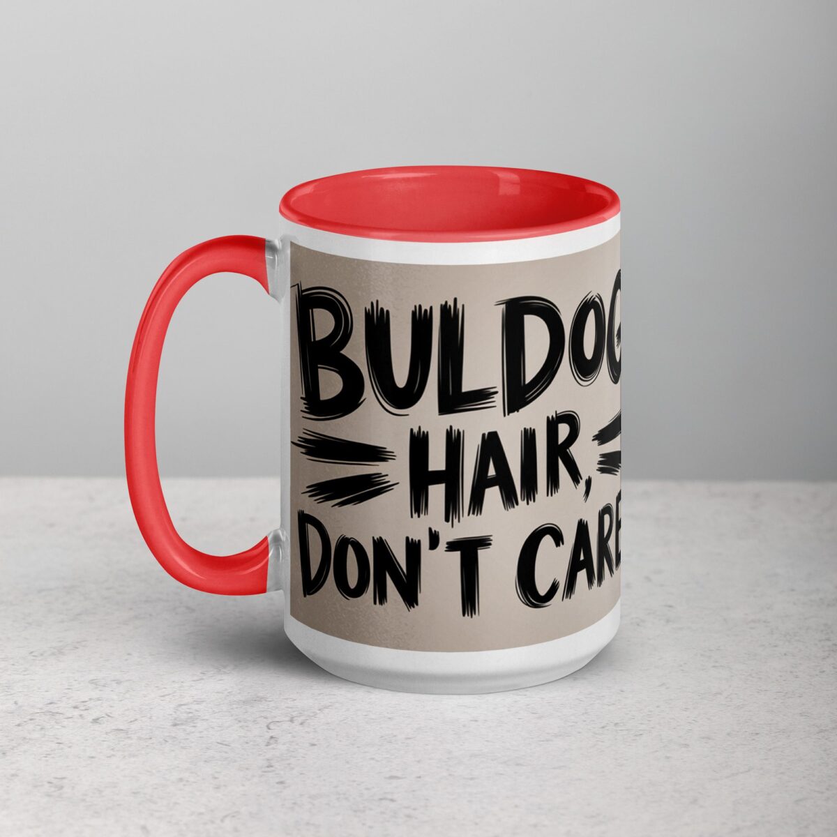 Bulldog Hair, Don’t Care Coffee Mug - Image 11