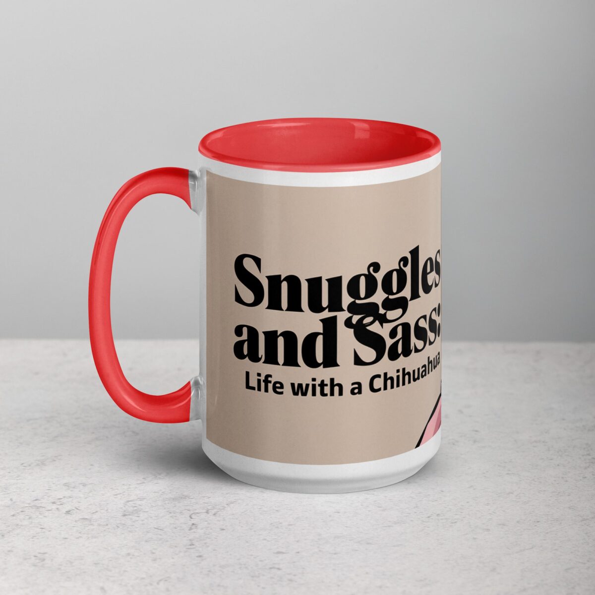 Snuggles and Sass: Life with a Chihuahua Coffee Mug - Image 11