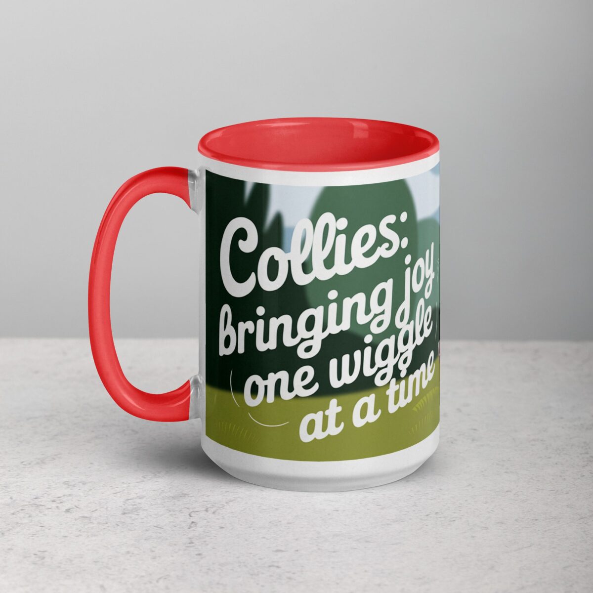 Collies: Bringing Joy One Wiggle at a Time Coffee Mug - Image 11
