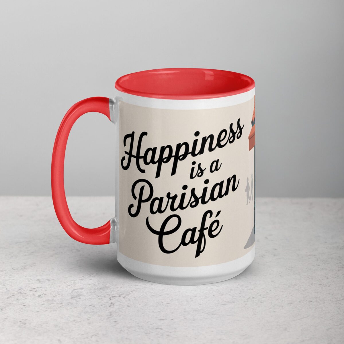 Happiness Is a Parisian Café Coffee Mug - Image 11