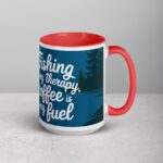 Fishing is My Therapy, Coffee is My Fuel Mug - Image 12