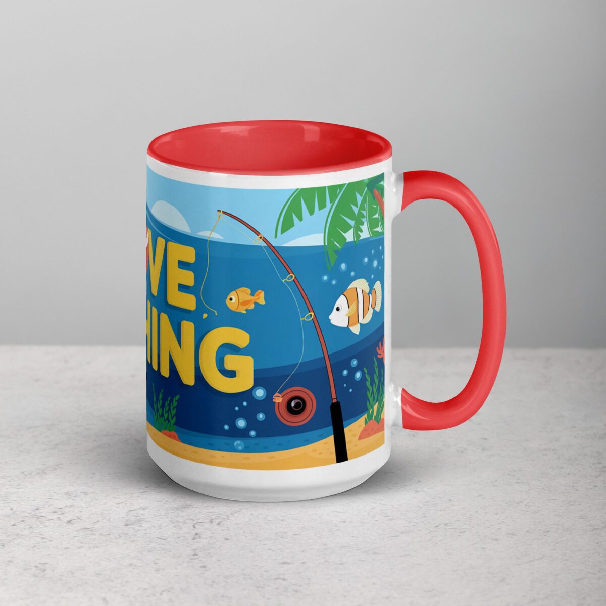 I Love Fishing Fun Coffee Mug & Tea Cup - Image 12
