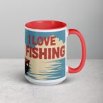 I Love Fishing Retro Coffee Mug & Tea Cup - Image 12