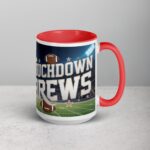 Touchdown Brews Football Coffee Mug - Image 12