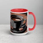 My Coffee Game is Strong Football Mug - Image 12